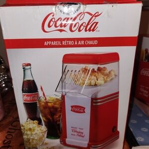 Coca cola popcorn machine